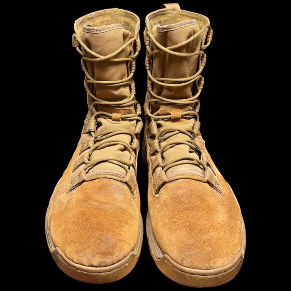 NIKE SFB Gen 2 8" Mens 15 Tactical Boots Coyote Tan Military Combat Suede READ - Picture 6 of 14
